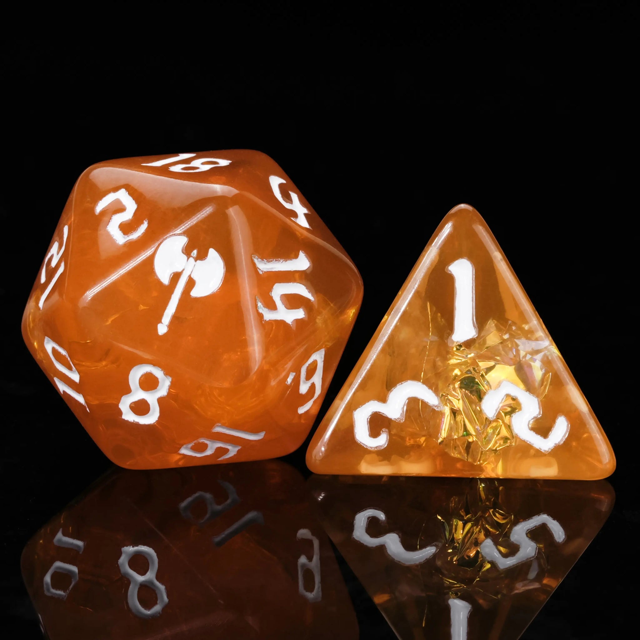 Kickstarter Dice – Barbarian Resin Polyhedral Dice Set - Bear Dice