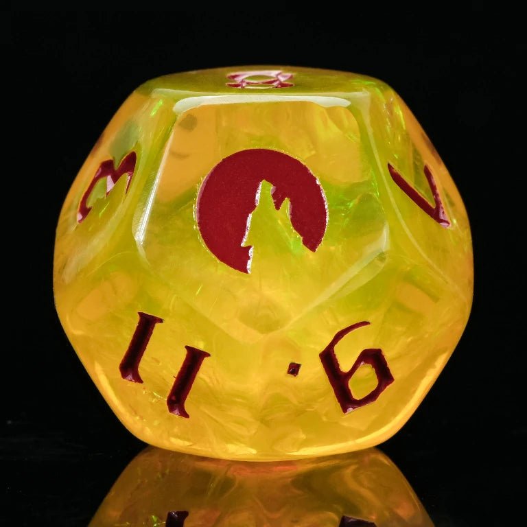 Kickstarter Dice — Blood Moon Werewolf Resin Dice Set - Bear Dice