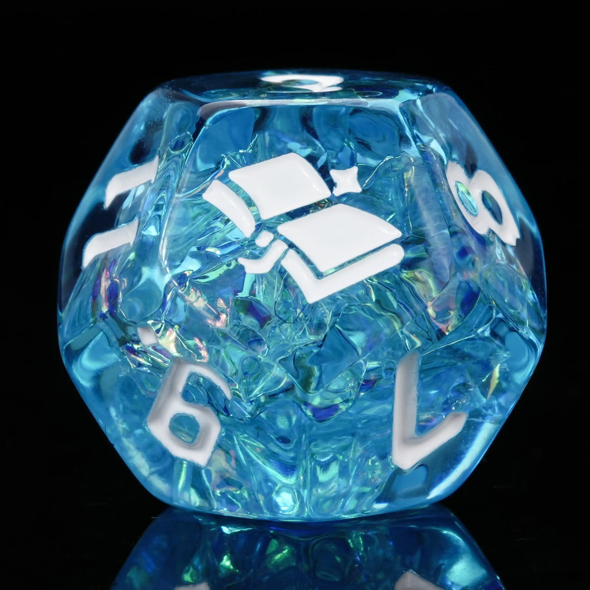 Kickstarter Dice – Blue Mage Resin Dice Set - Bear Dice
