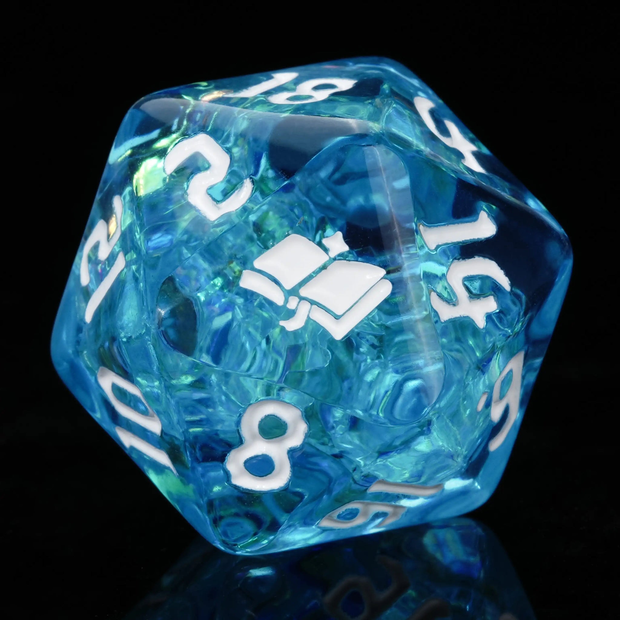 Kickstarter Dice – Blue Mage Resin Dice Set - Bear Dice