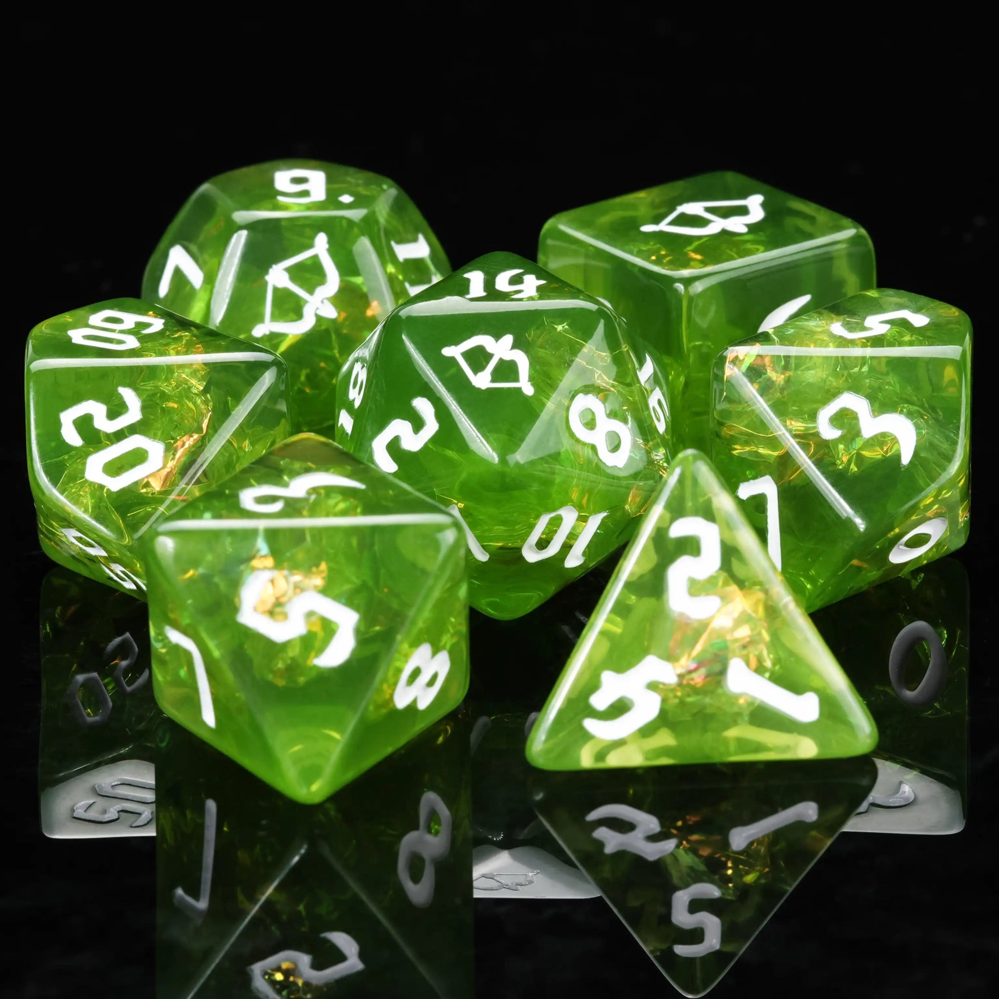 Kickstarter Dice – Ranger Resin D&D Dice Set - Bear Dice