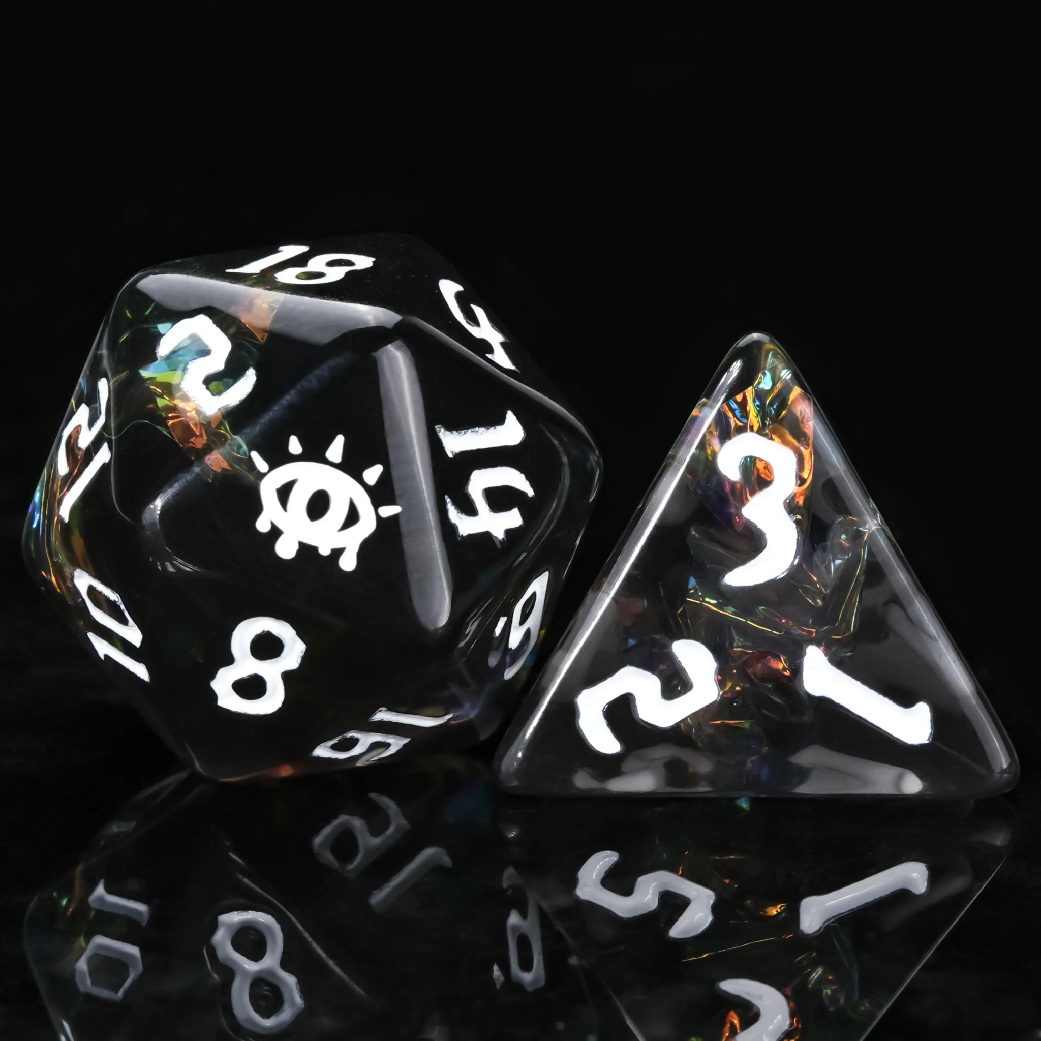 Kickstarter Dice - Warlock Resin D&D Dice Set - Bear Dice