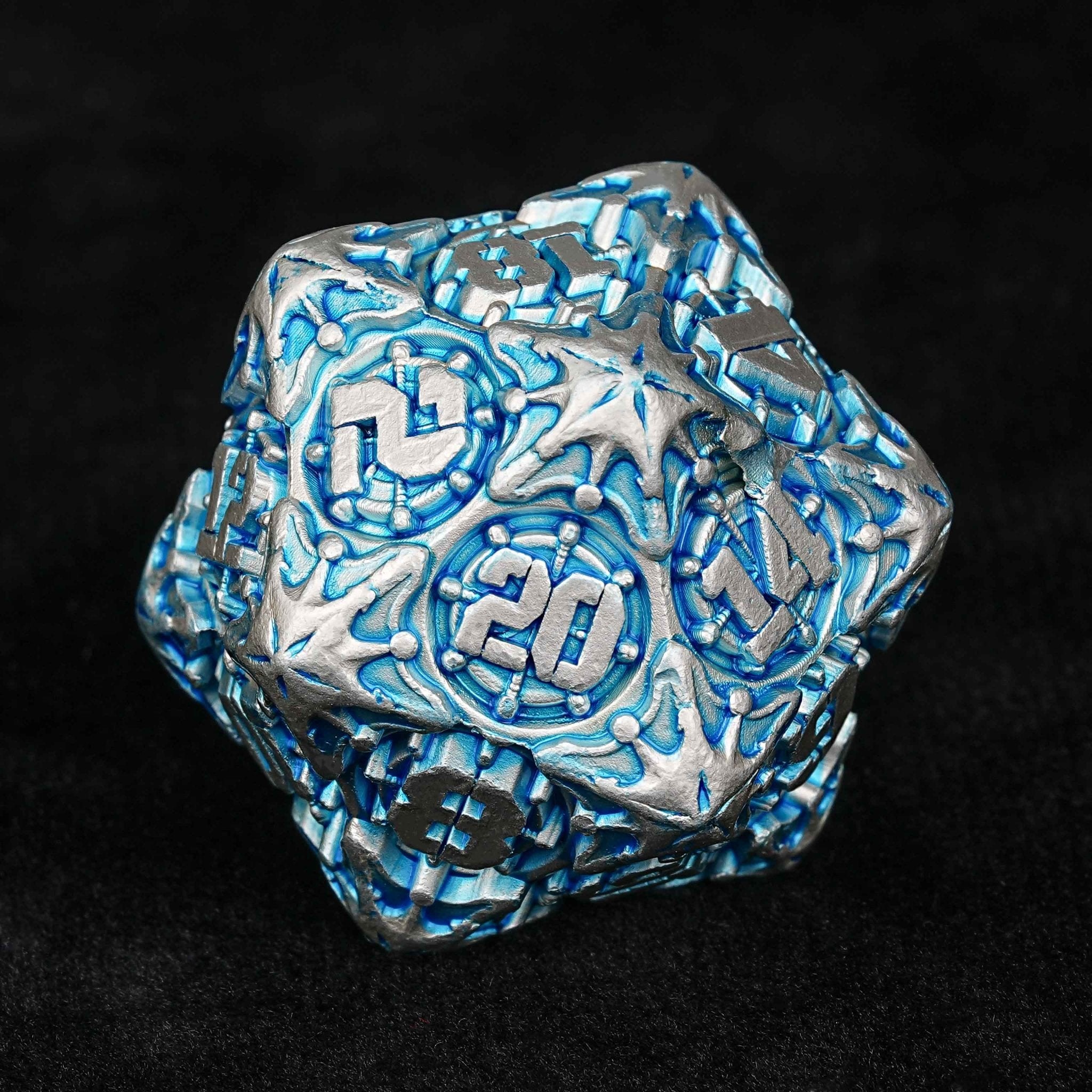 Limited Clearance - Metal Pirate DND Dice Set｜3D Embossed Metal - Bear Dice