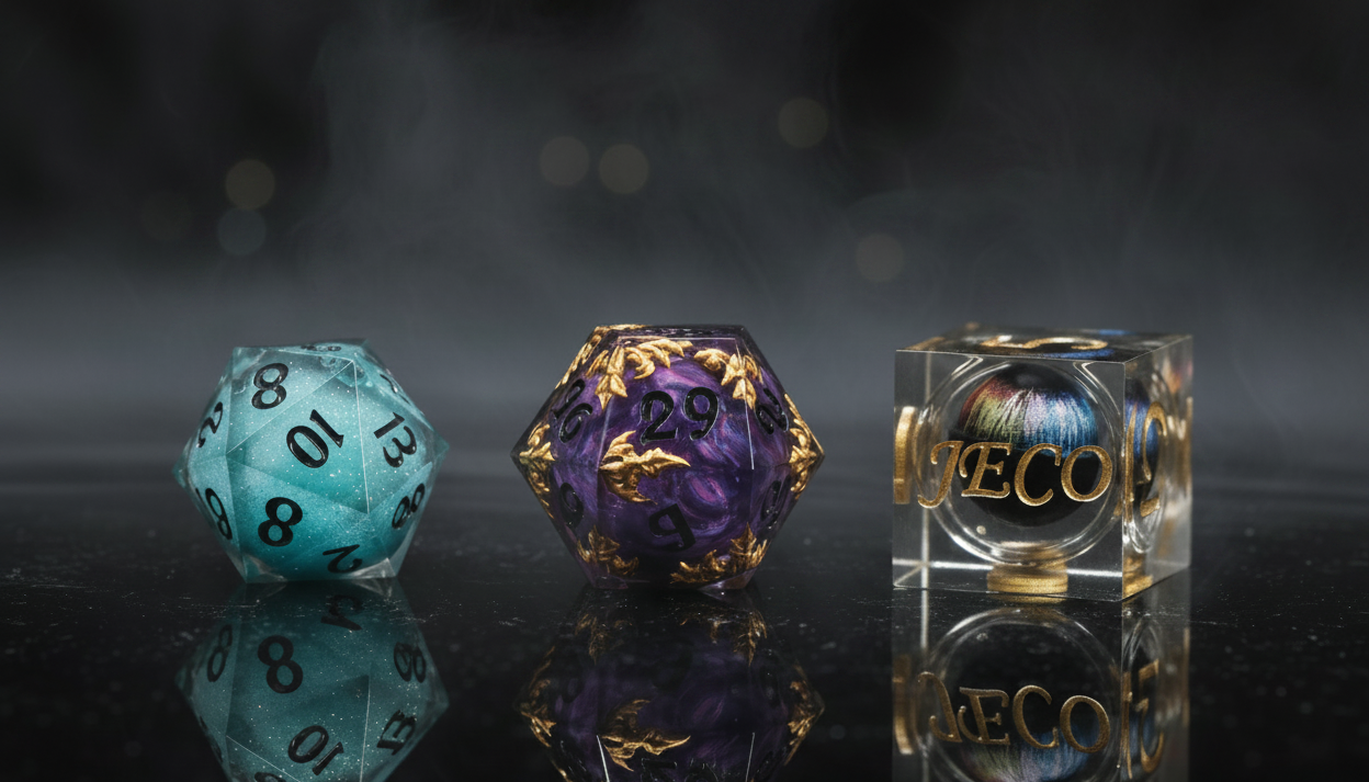 Liquid Core Dice Banner - Product Reference