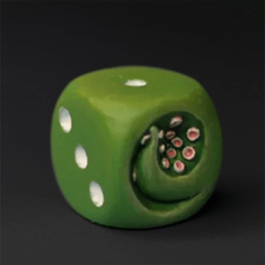 Magic D6 dice ornaments desktop RPG dice creative ornaments - Bear Dice