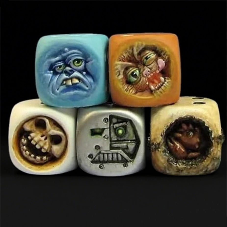 Magic D6 dice ornaments desktop RPG dice creative ornaments - Bear Dice