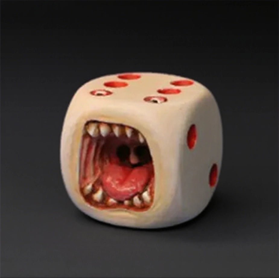 Magic D6 dice ornaments desktop RPG dice creative ornaments - Bear Dice