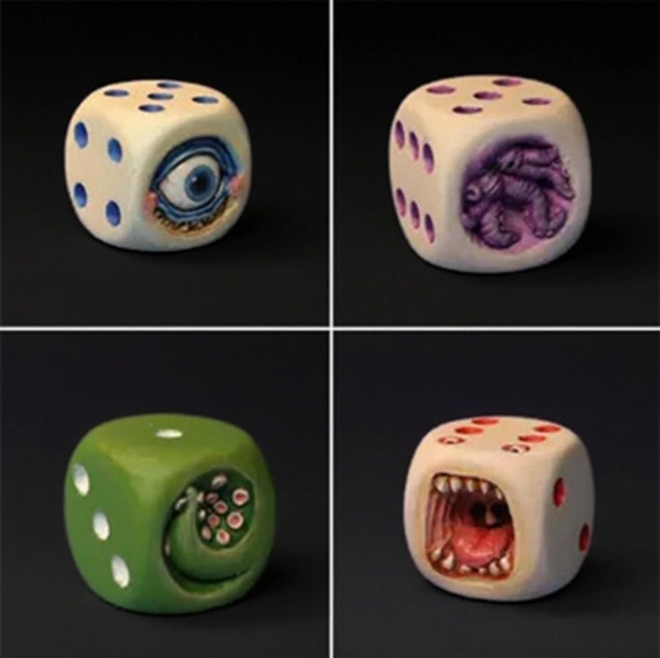 Magic D6 dice ornaments desktop RPG dice creative ornaments - Bear Dice