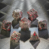 Metal Solid Celtic Knot Blood Dice Set - Bear Dice