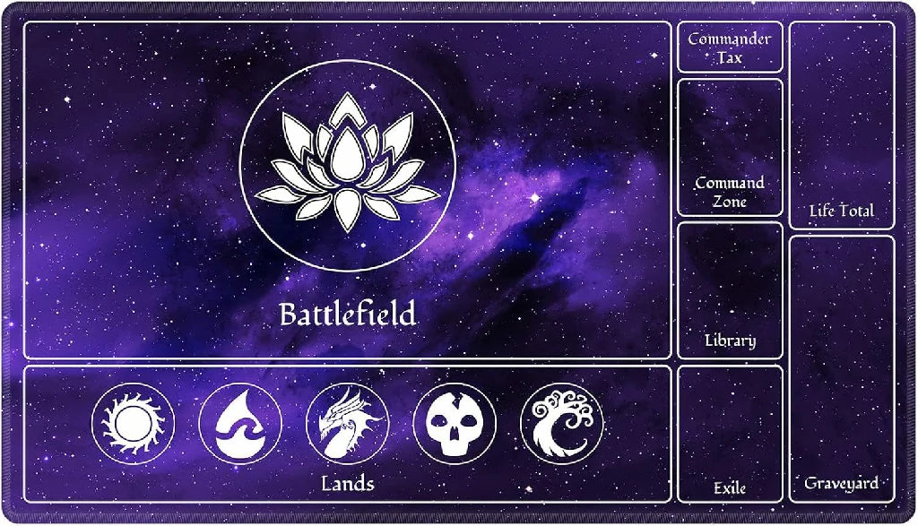 Starry Sky Series MTG Playmat - Waterproof Mouse Pad for Card Games