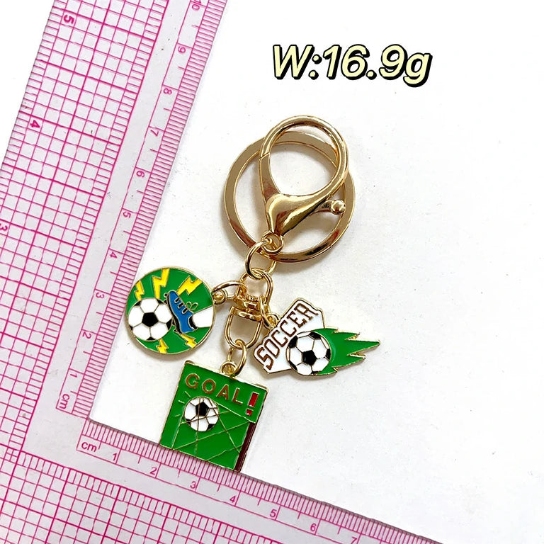 World Cup Creative Zinc Alloy Soccer Ball Keychain