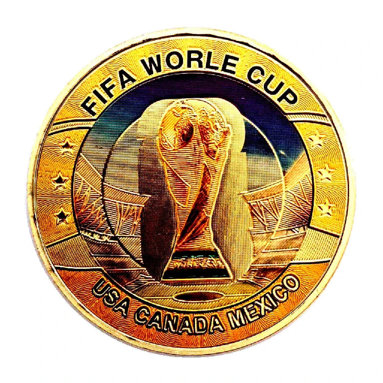 USA-Canada-Mexico World Cup Mascot Metal Commemorative Coin