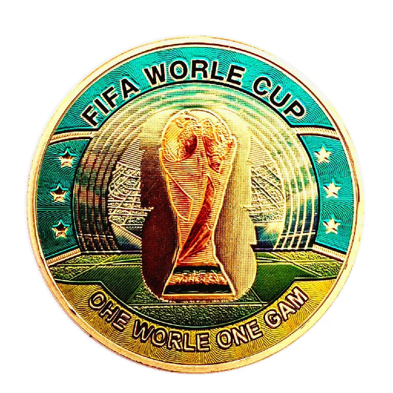 USA-Canada-Mexico World Cup Mascot Metal Commemorative Coin