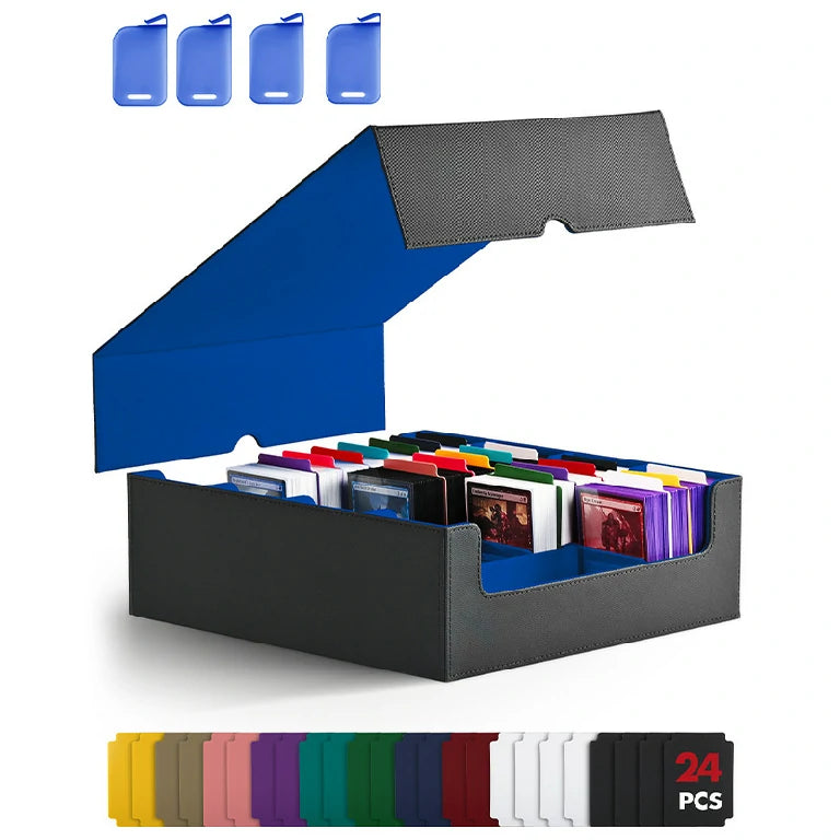MTG Card Leather Storage Box Magnetic Tabletop Game Card Box