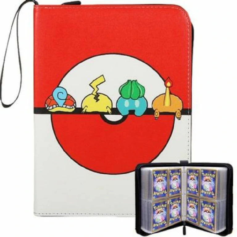 Poké Ball Card Zipper Storage Bag — 400 Slot Pokémon TCG Album