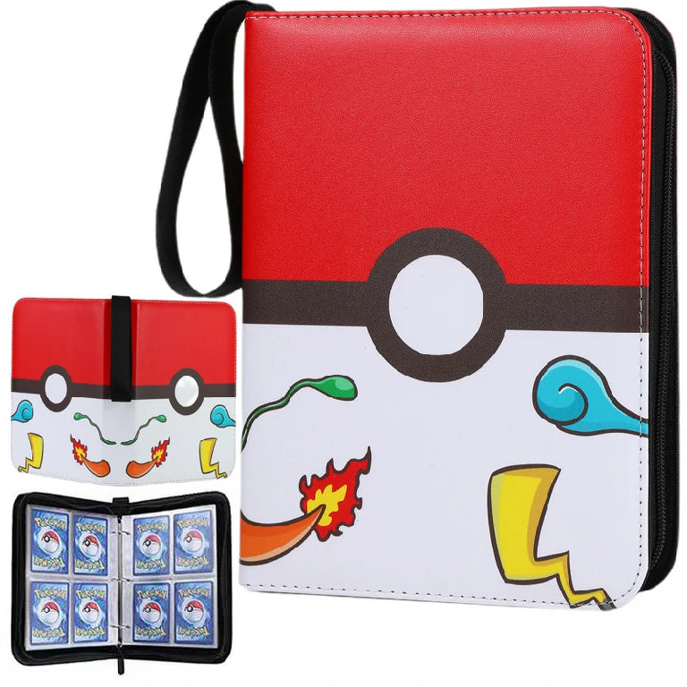pokemon bag for cards Poké Ball Card Zipper Storage Bag — 400 Slot Pokémon TCG Album