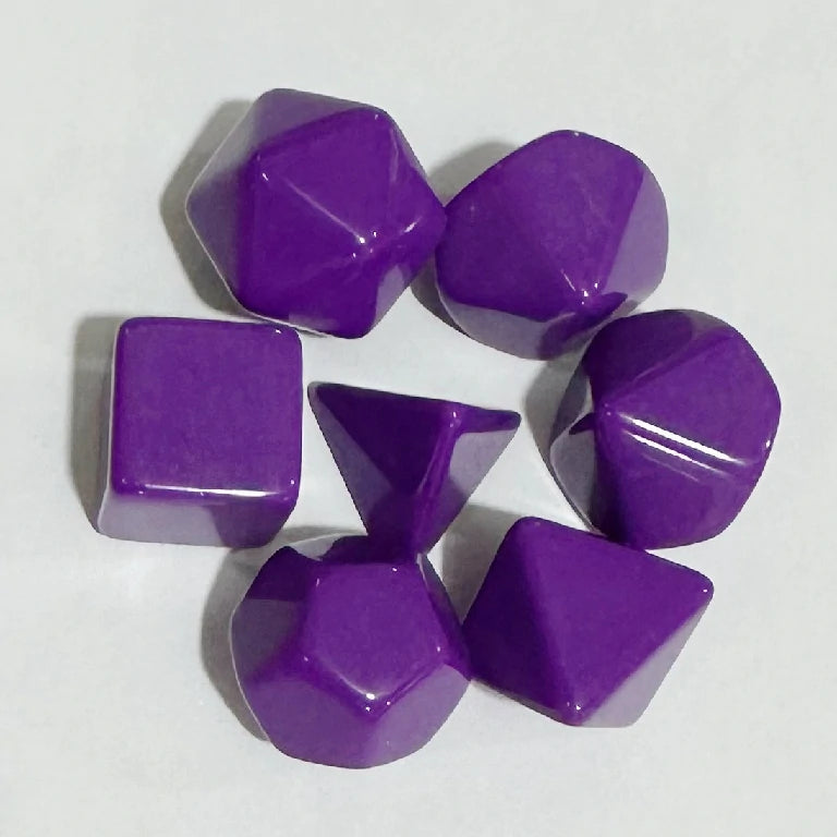 Customizable Acrylic Dice Sets – Engraved & Printed Designs, Text, Symbols & More