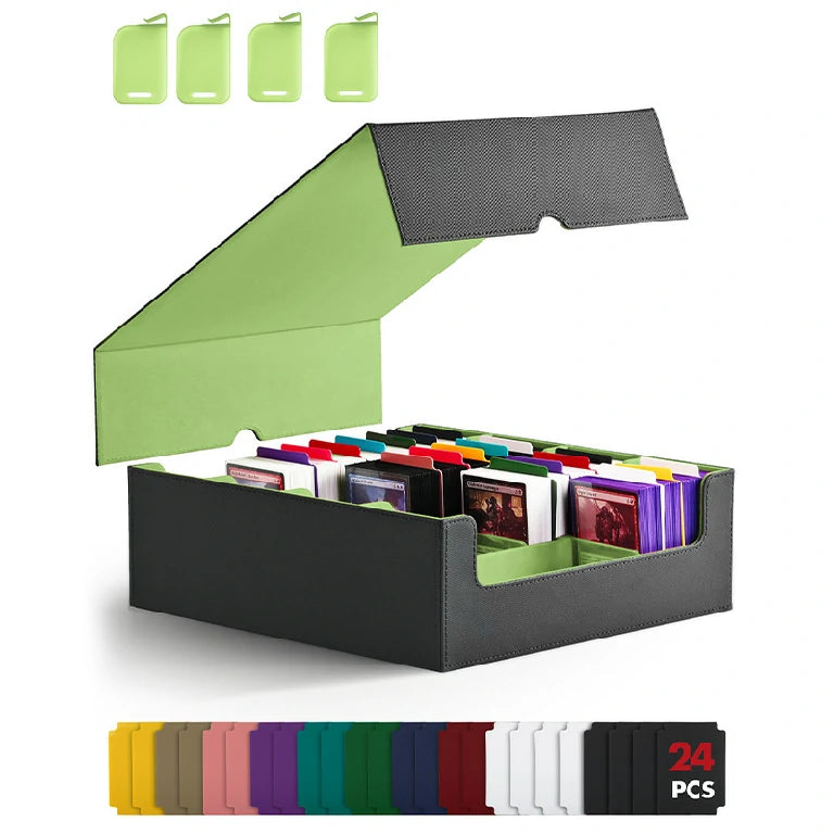 MTG Card Leather Storage Box Magnetic Tabletop Game Card Box