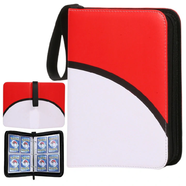 Pok Ball Card Zipper Storage Bag 400 Slot Pokmon TCG Album | Bear Dice Pok Ball Card Zipper Storage Bag 400 Slot Pokmon TCG Album | Bear Dice