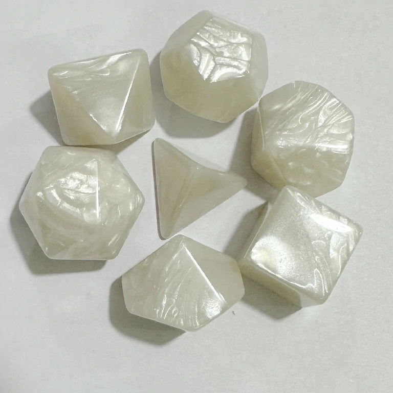 Customizable Acrylic Dice Sets – Engraved & Printed Designs, Text, Symbols & More