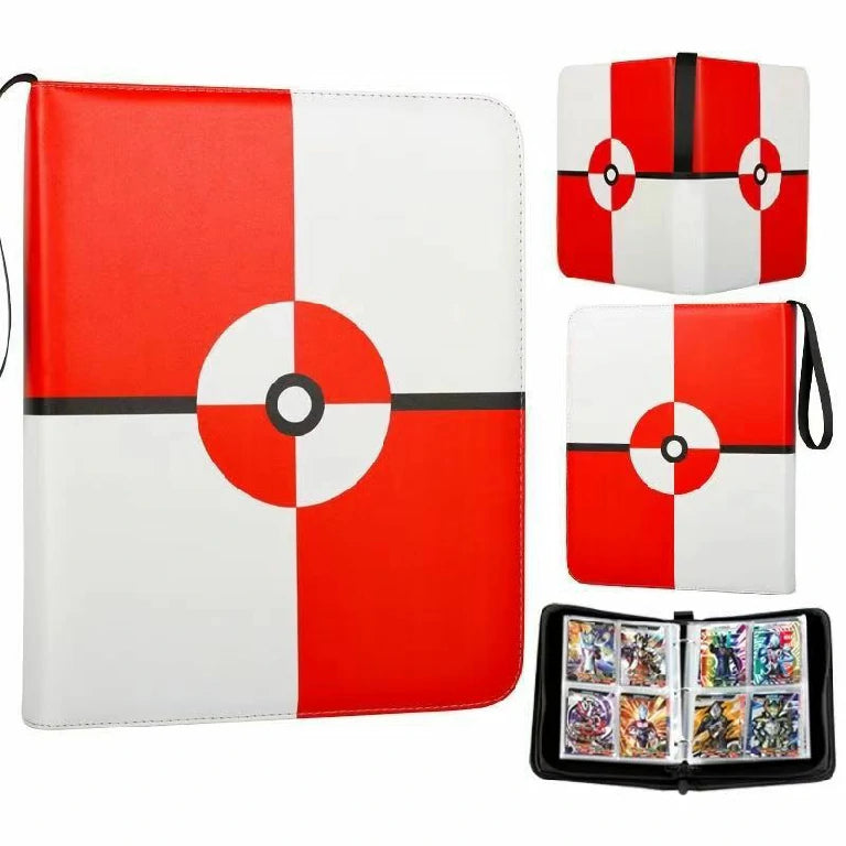 Pokémon Poké Ball Card Zipper Storage Bag — 400 Slot TCG Collection Album