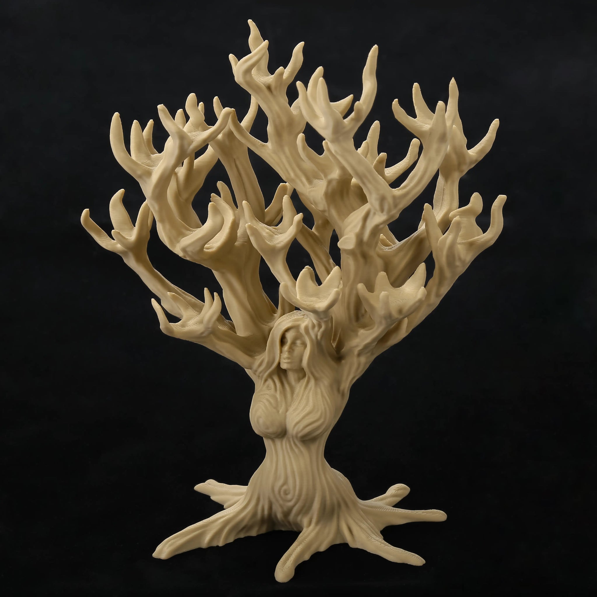 Tree - Shaped 3D Printed Dice Tower - DND Dice Accessories - Bear Dice