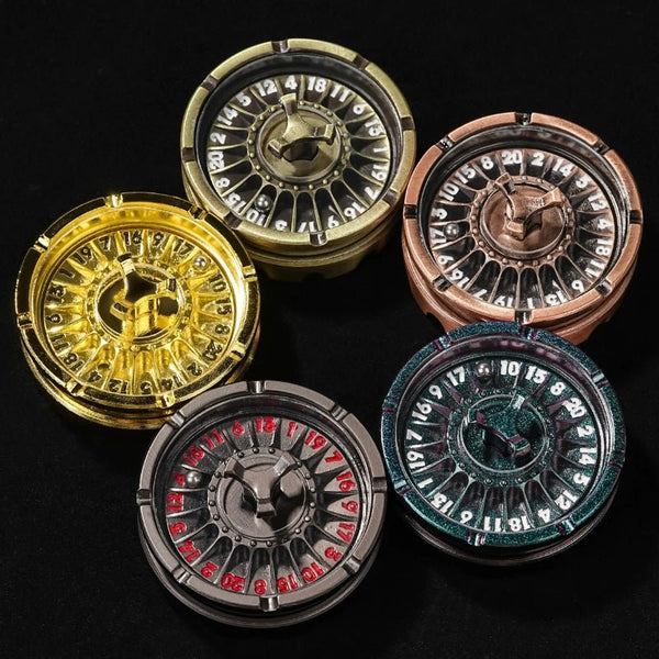 Unique Metal DND Dice Spinner - Spinning Steel Ball D20 Roulette Dice - Bear Dice