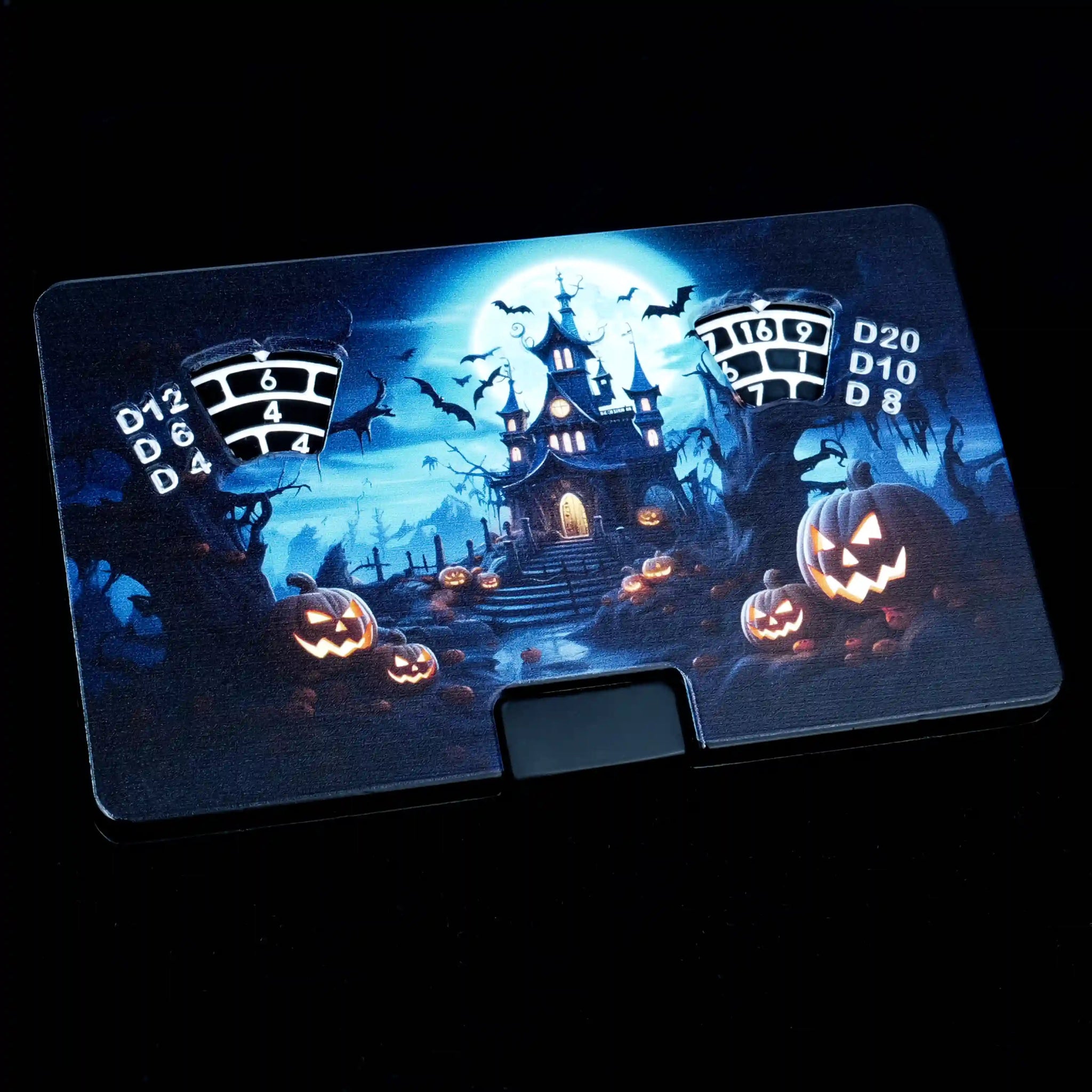 Unique Roulette Dice: 7 in 1 Metal Dice Box Button Spin Paper Card Dice - Bear Dice