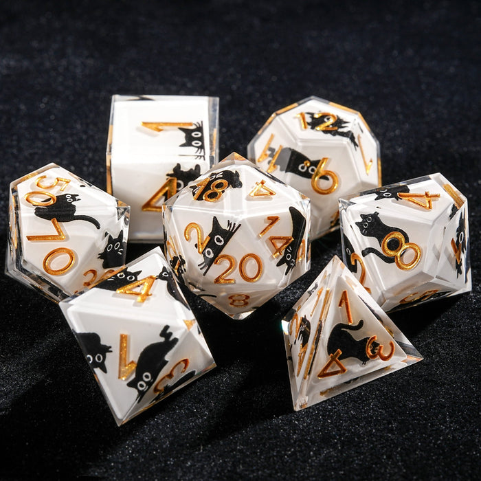 Lucky Companion Black Cat Dice Set - Dedicated to the Moonlight Guardian|Bear Dice